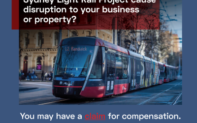 Sydney Light Rail – You May Have a Claim for Compensation